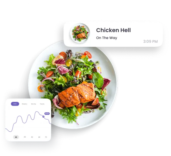 Delicious healthy food plates from Eatly app