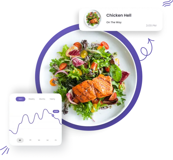 Delicious healthy food plates from Eatly app